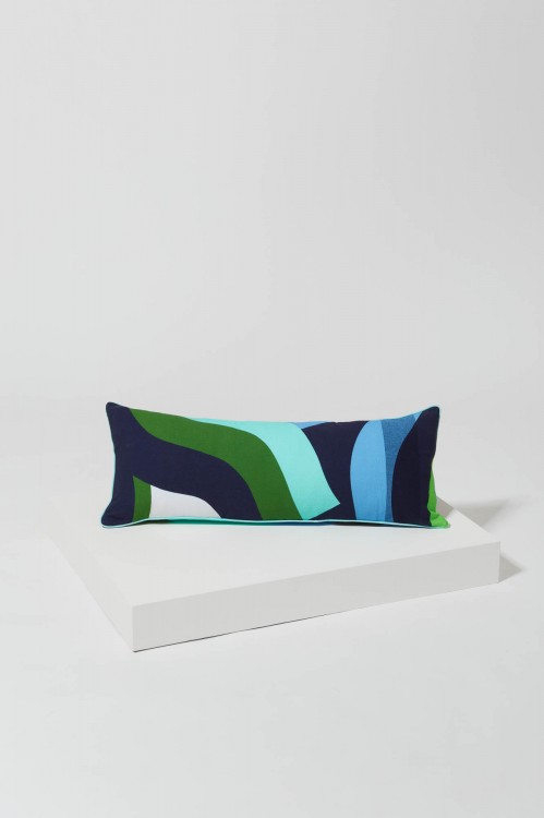 103 - Baignade Green Cushion 30/80 2x