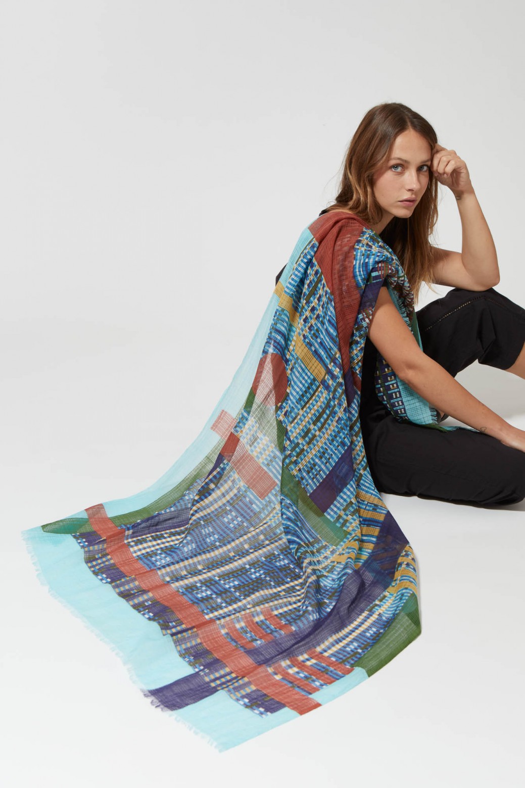 Q - Foulard Rachel Jade 2x Q - Foulard Rachel Jade 2x