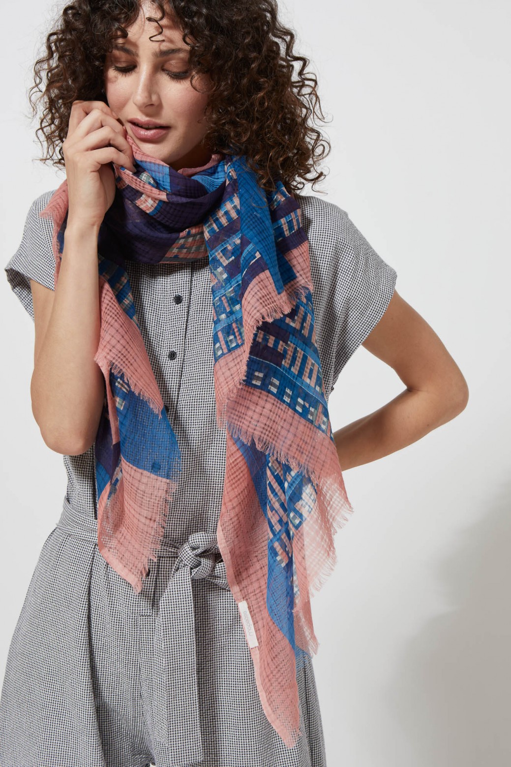 Q - Foulard Rachel Raisin 2x