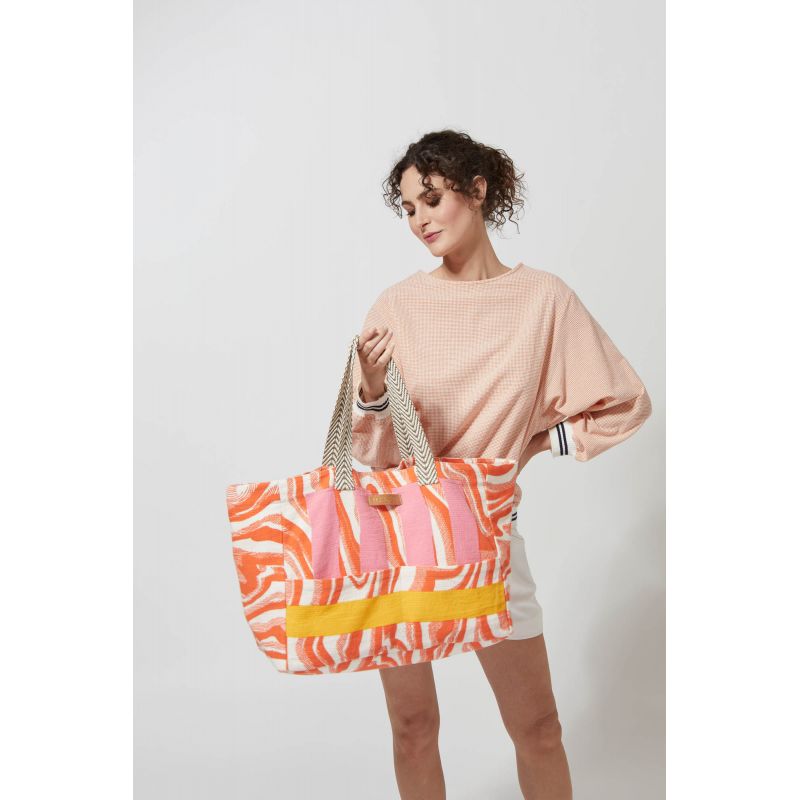 100 - Sac L Onde Orange 2x