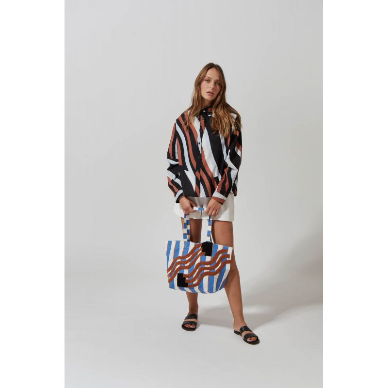 206 - Sac Cabas Adonis Bayadere Naturel 2x