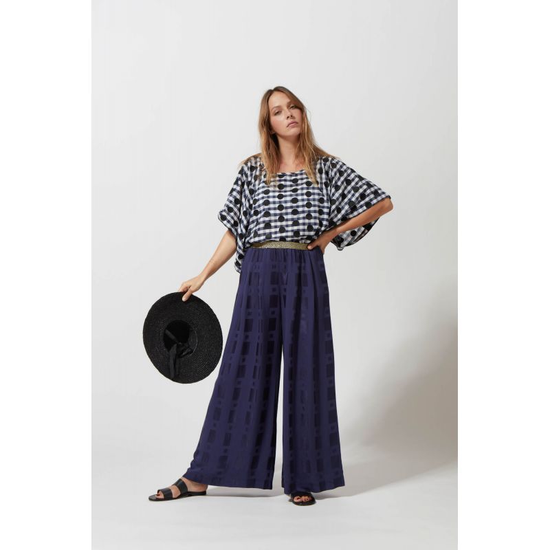 205 - Pantalon Penelope Mosaique Marine 2x