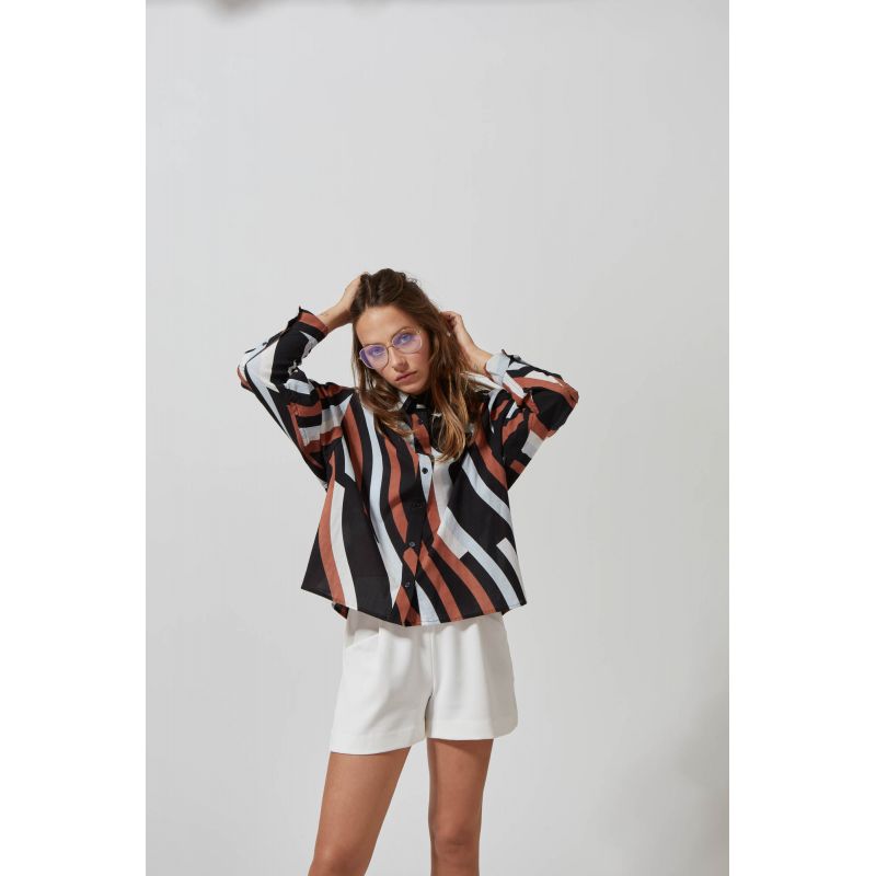 207 - Chemise Rosalie Marin Noir 2x