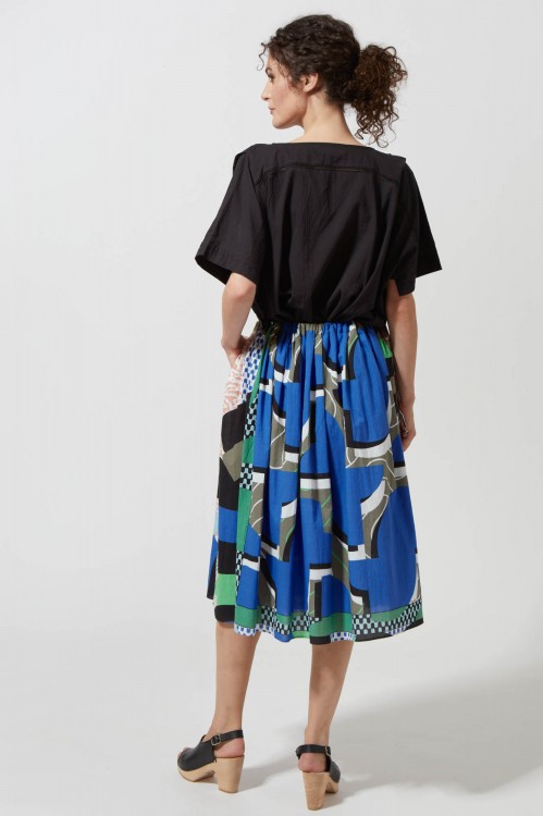 200 - Donna La PlageBlue Skirt 2x