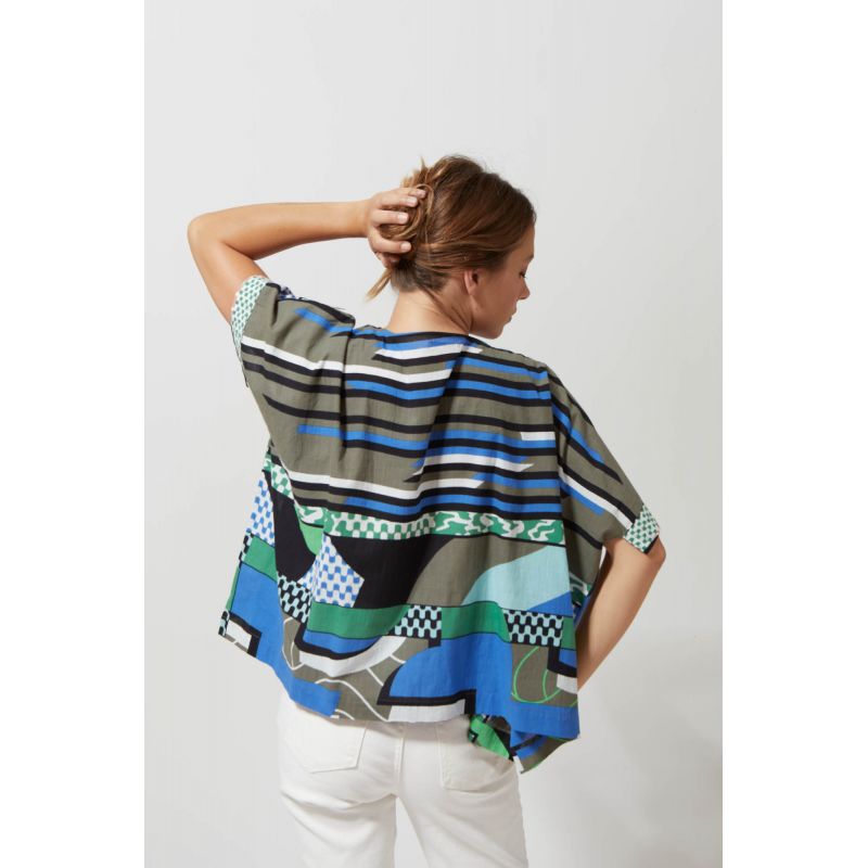 200 - Hera La Plage Blue Top 2x