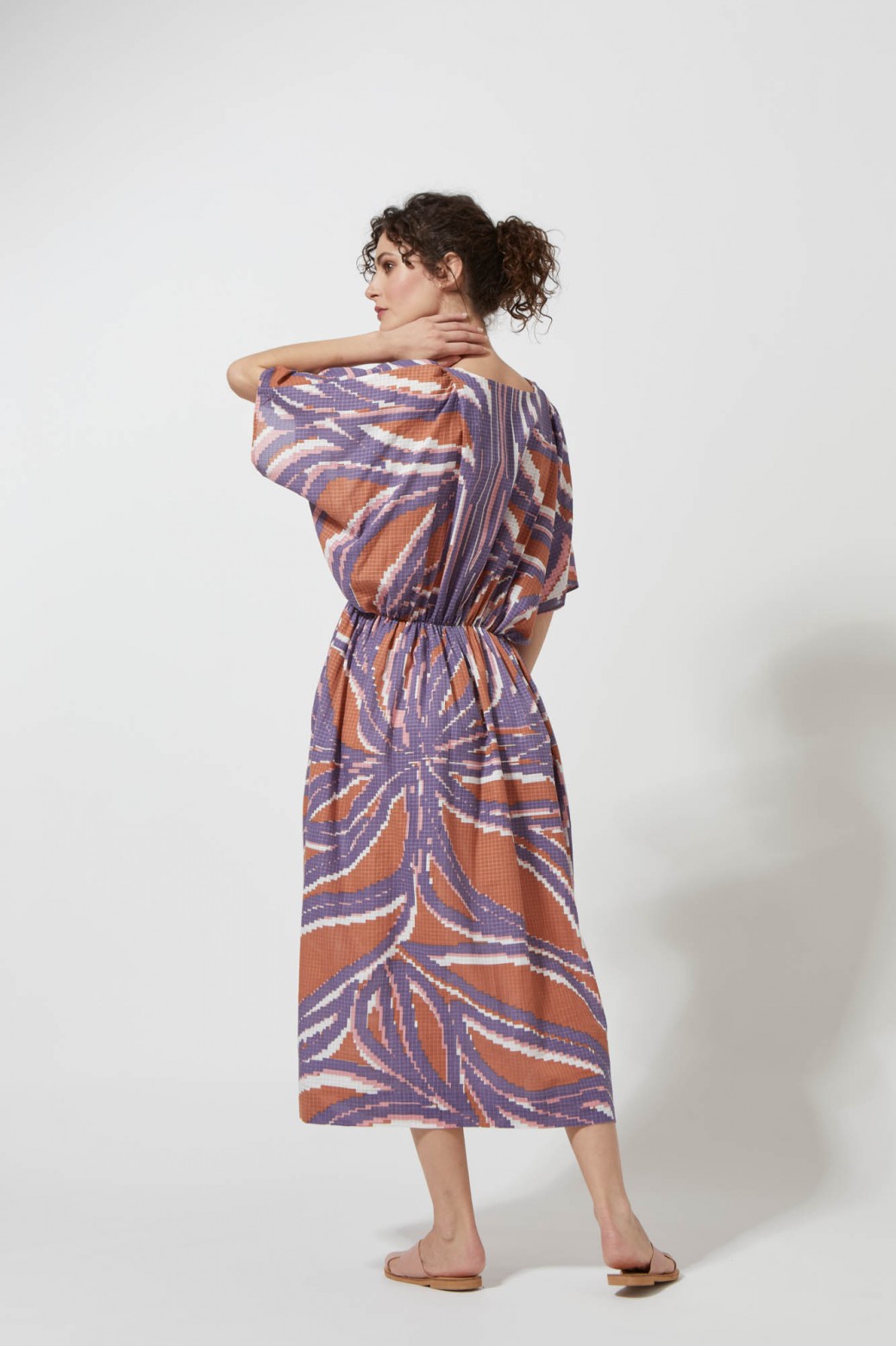 202 - Neptune Anémone Tan Dress 2x