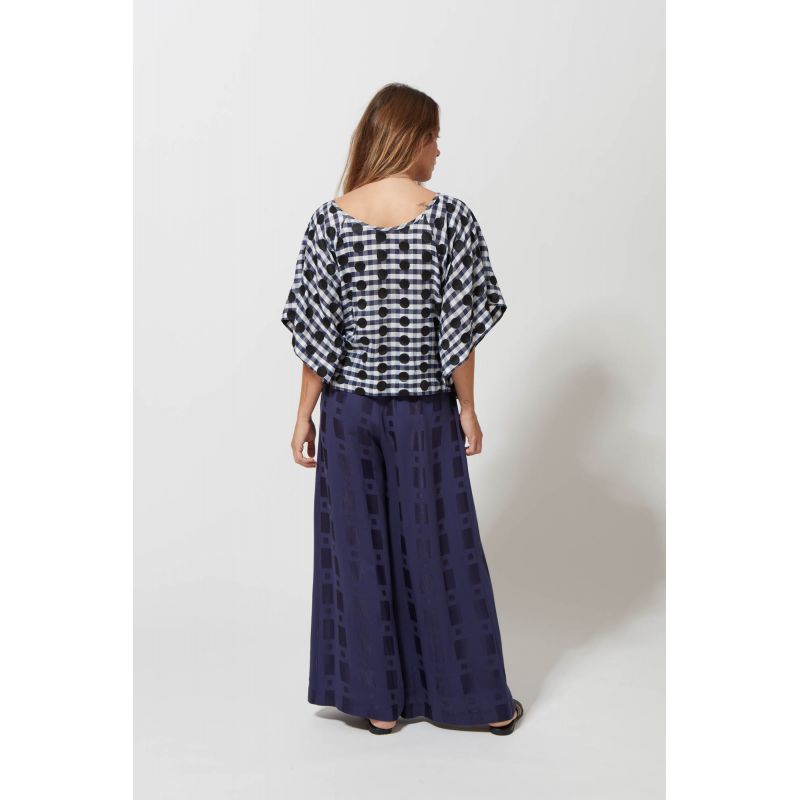 205 - Pantalon Penelope Mosaique Marine 2x