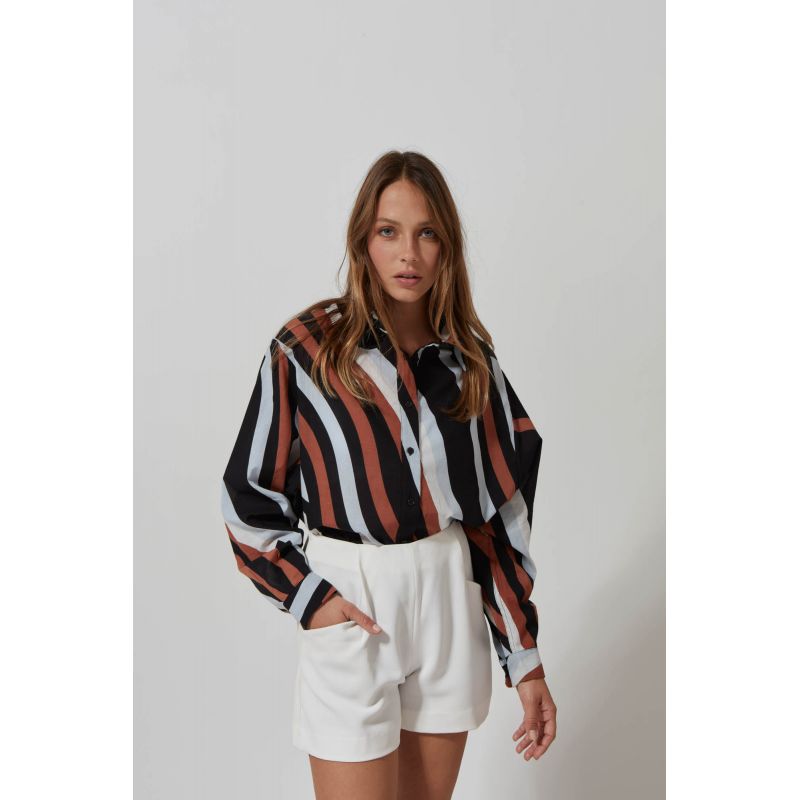 207 - Chemise Rosalie Marin Noir 2x