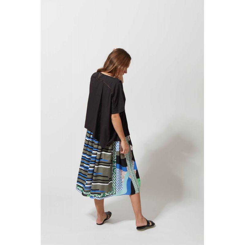 216 - Top Hera Uni Brodé Noir 2x