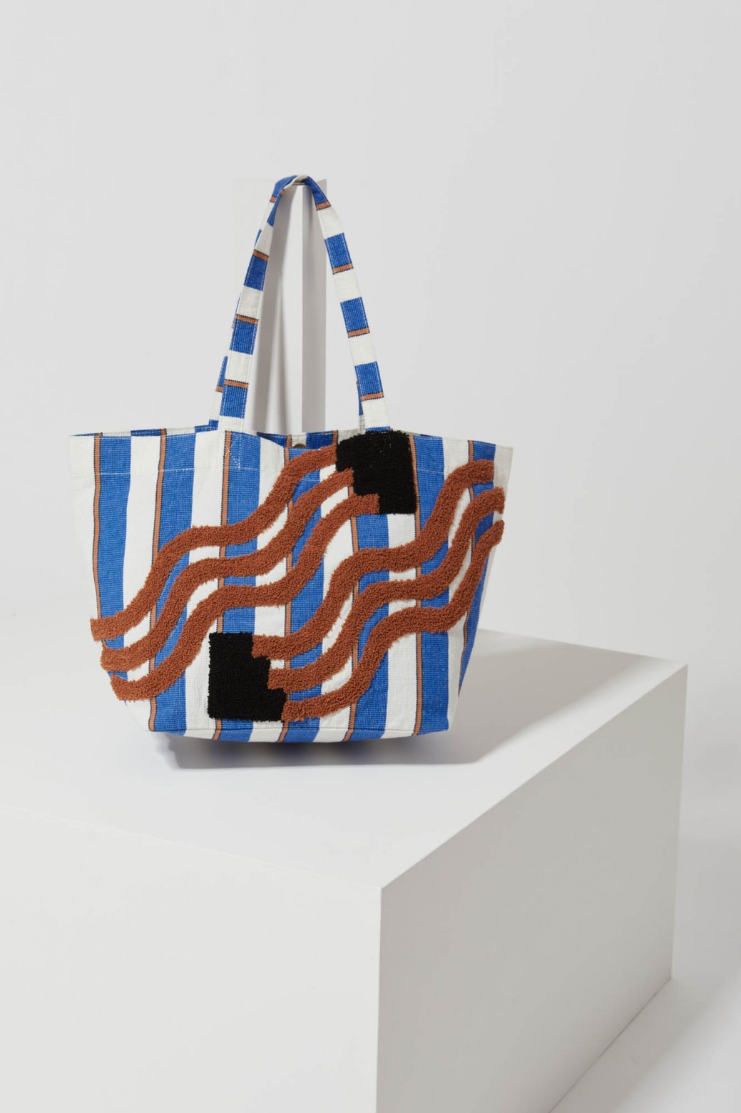 206 - Sac Cabas Adonis Bayadere Naturel 2x