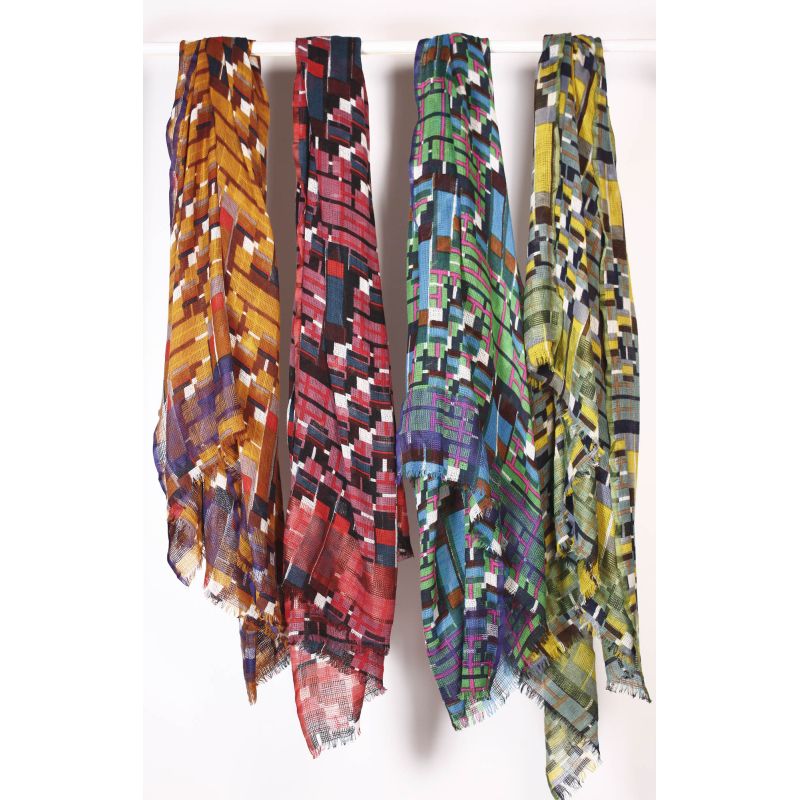 G-Foulard OctaveMoutarde Lot De 2