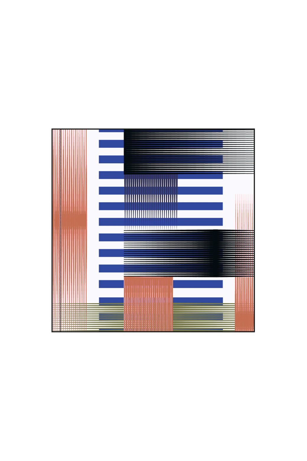 100 - COUSSIN DE SOL VIBRANT BLEU LOT DE 2