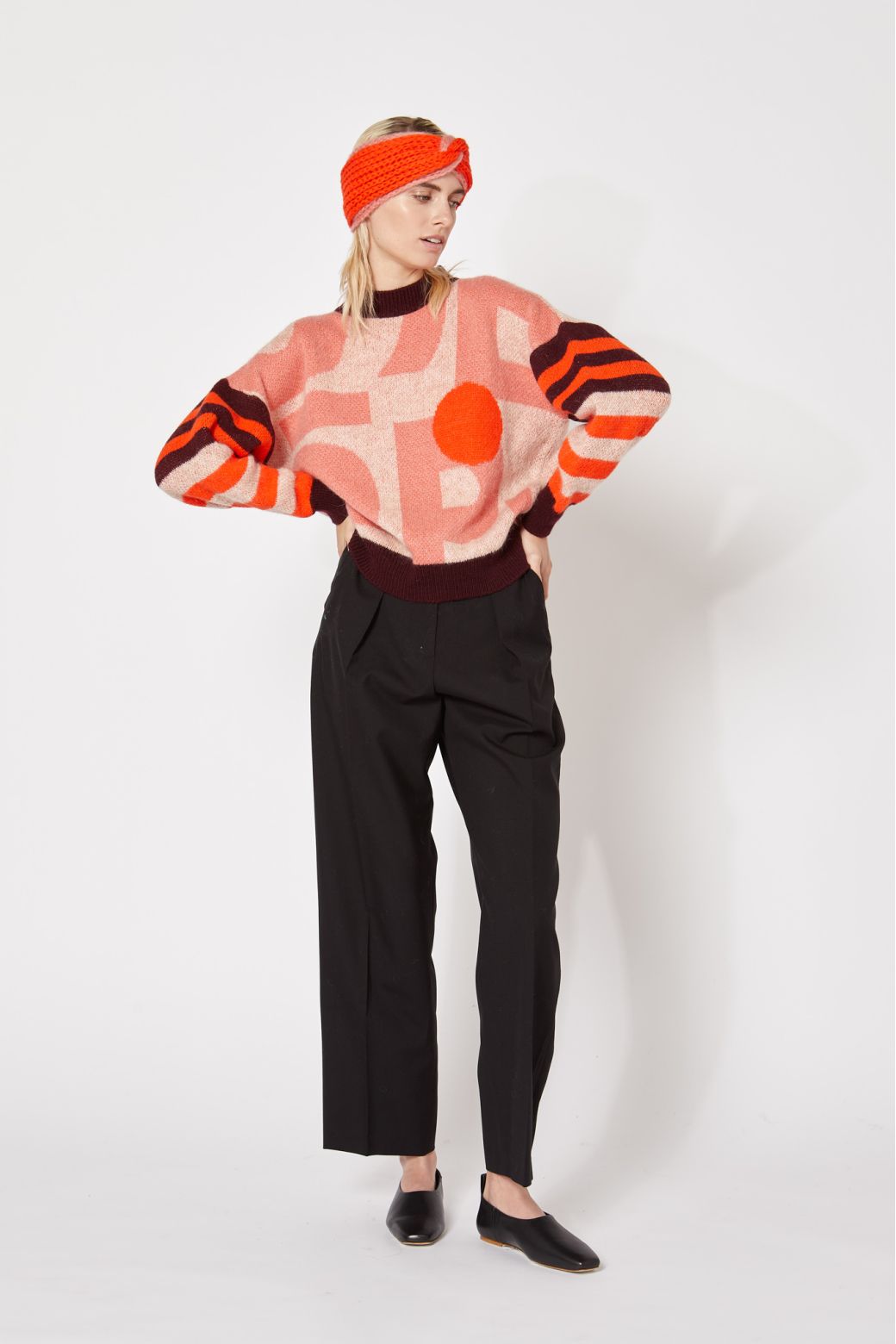 102-Bandeau IconeRose Lot De 3