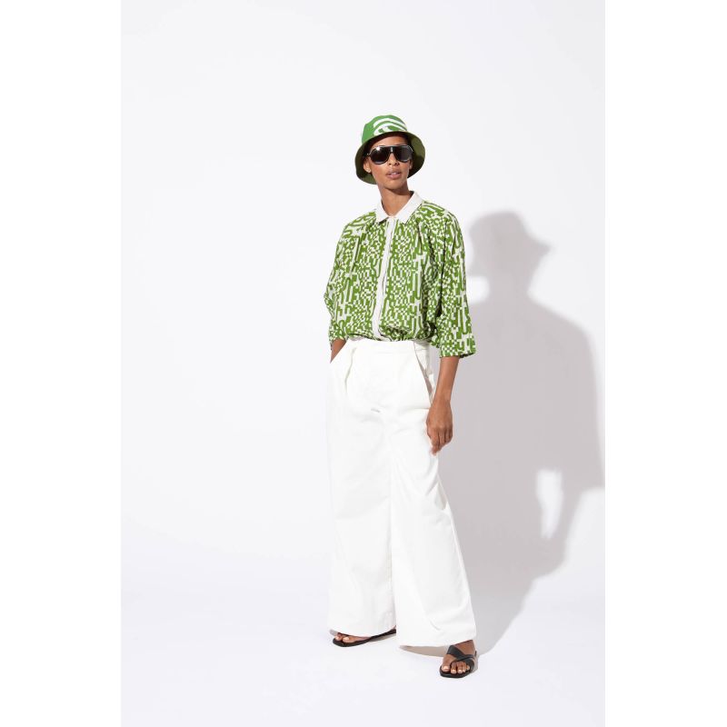 206 - CHEMISE TELMA DAMIER MOUSSE LOT DE 2