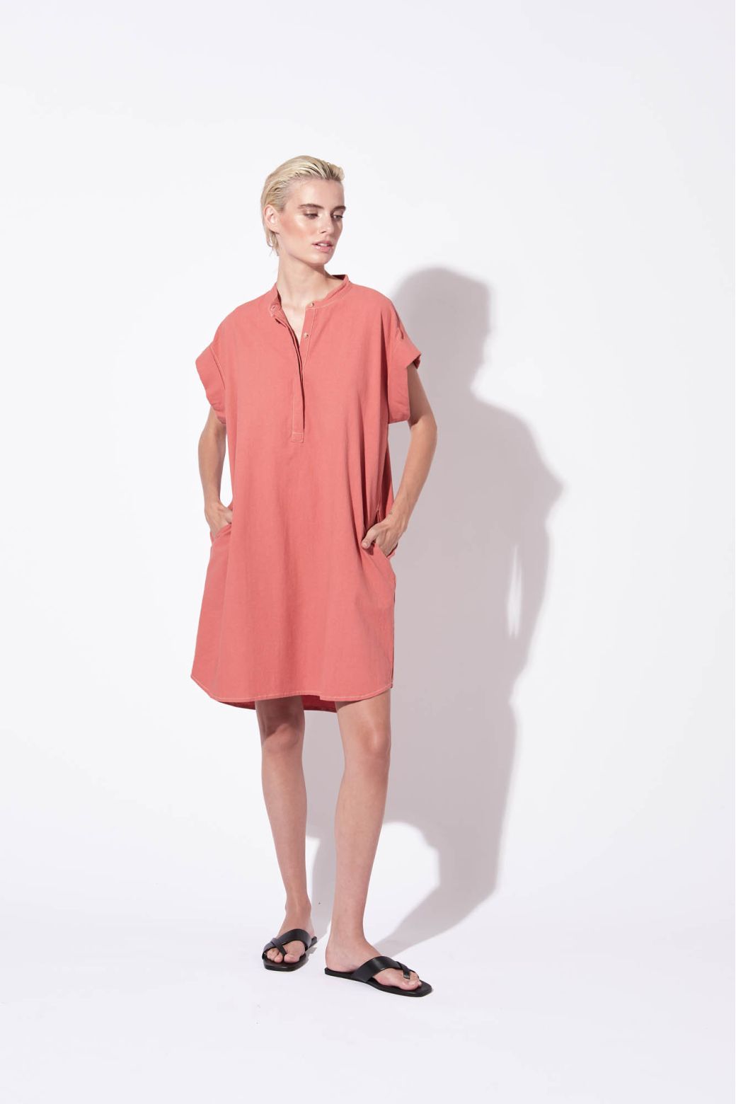 214 - ROBE SYRACUSE UNI ROSEWOOD LOT DE 2