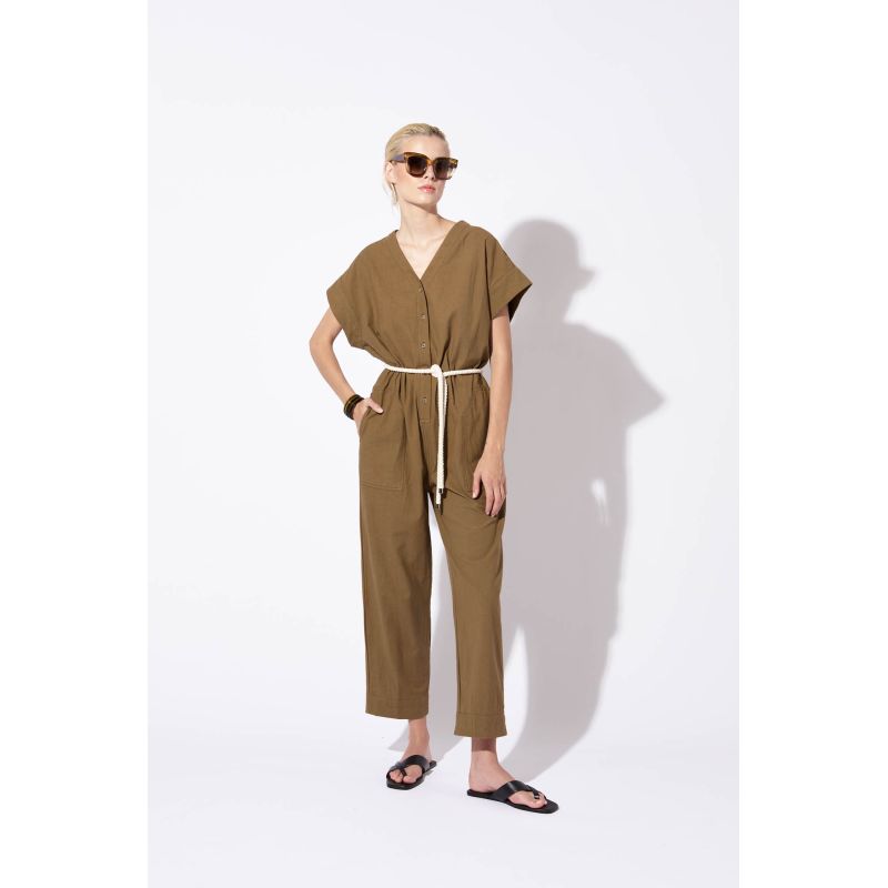 214 - KHAKI JUMPSUIT MONY UNI PACK OF 2