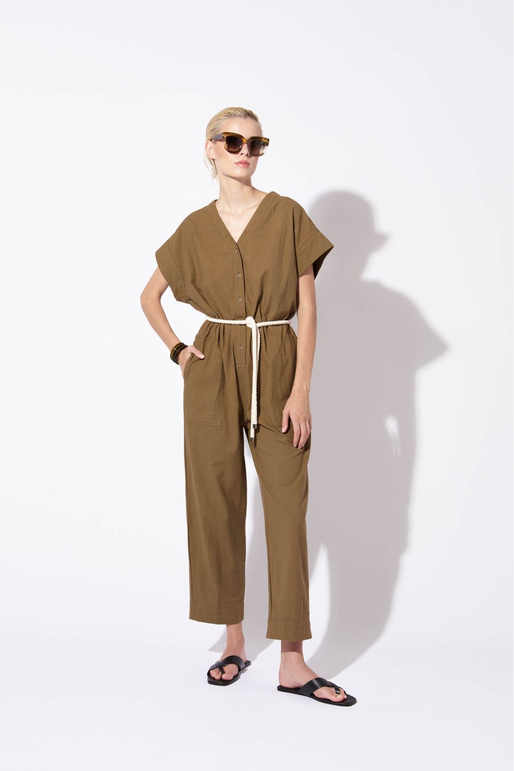 214 - KHAKI JUMPSUIT MONY UNI PACK OF 2