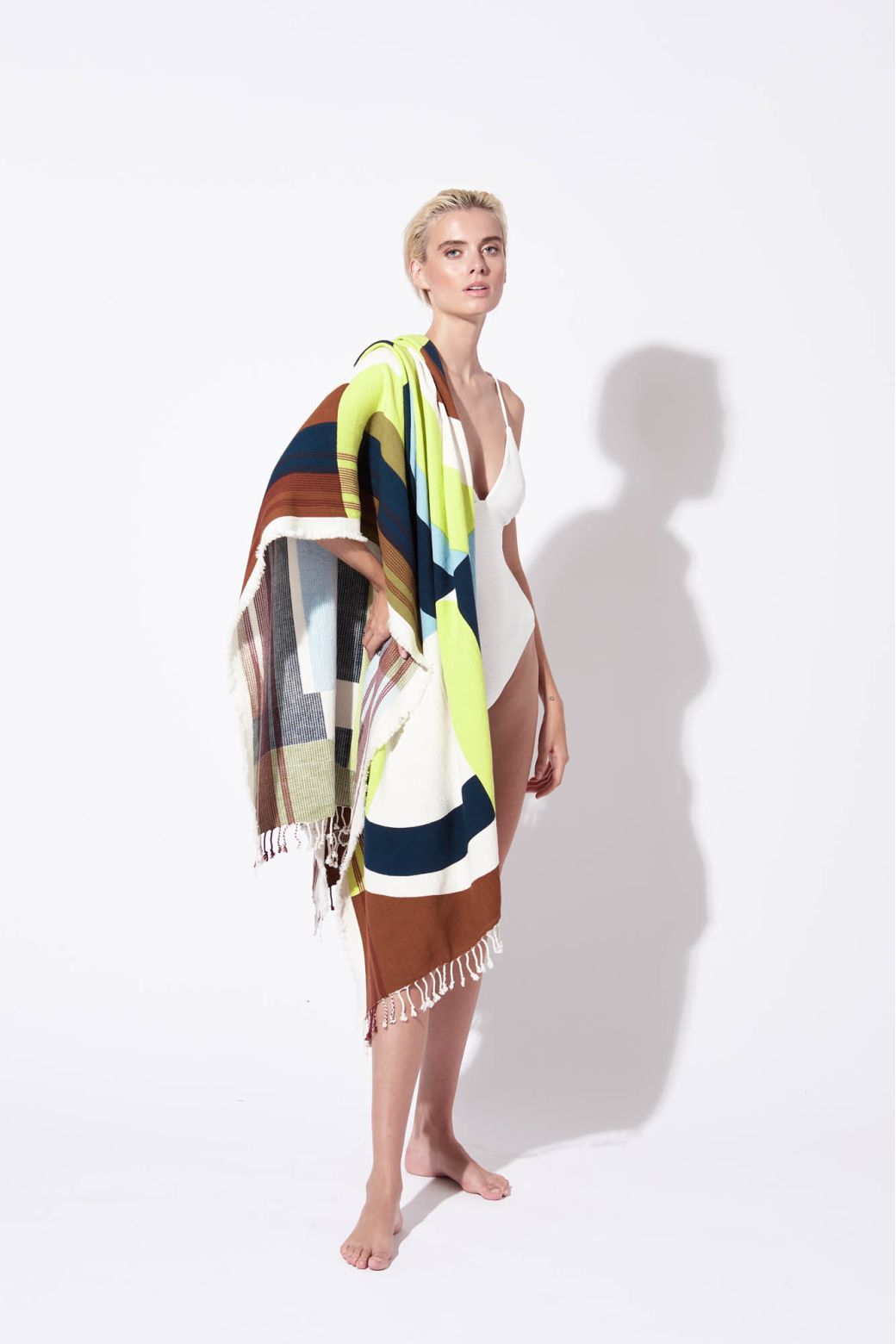 102 - DRAP DE PLAGE SUPERSONIC LIME LOT DE 2