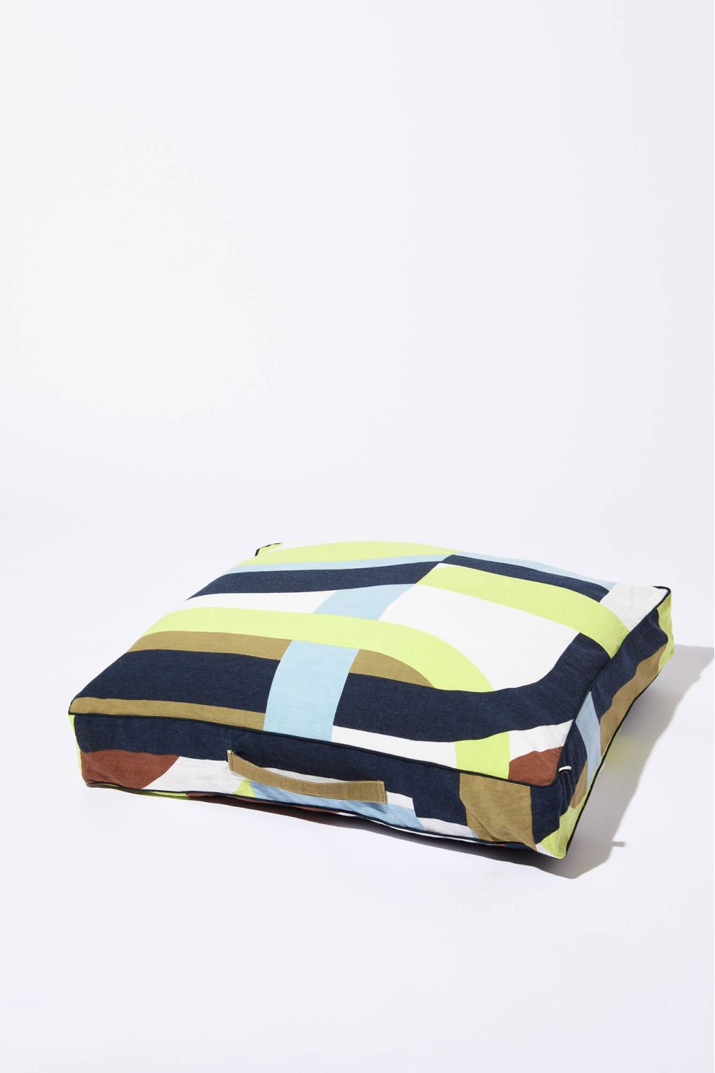 102 - LIME FLOOR CUSHION SUPERSONIC PACK OF 2