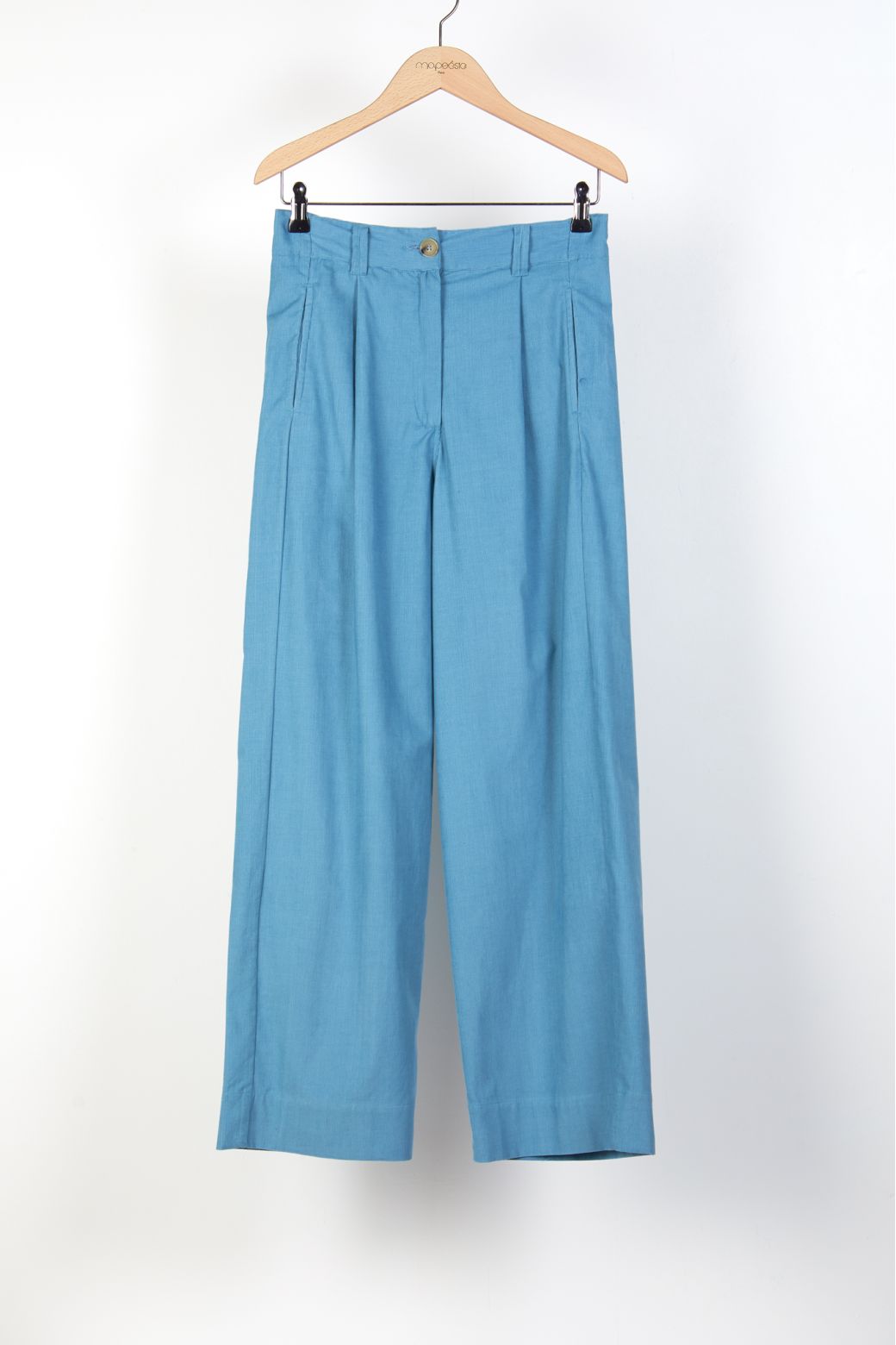 205 - PANTALON VICTOR MADONE BLEU GRIS LOT DE 2