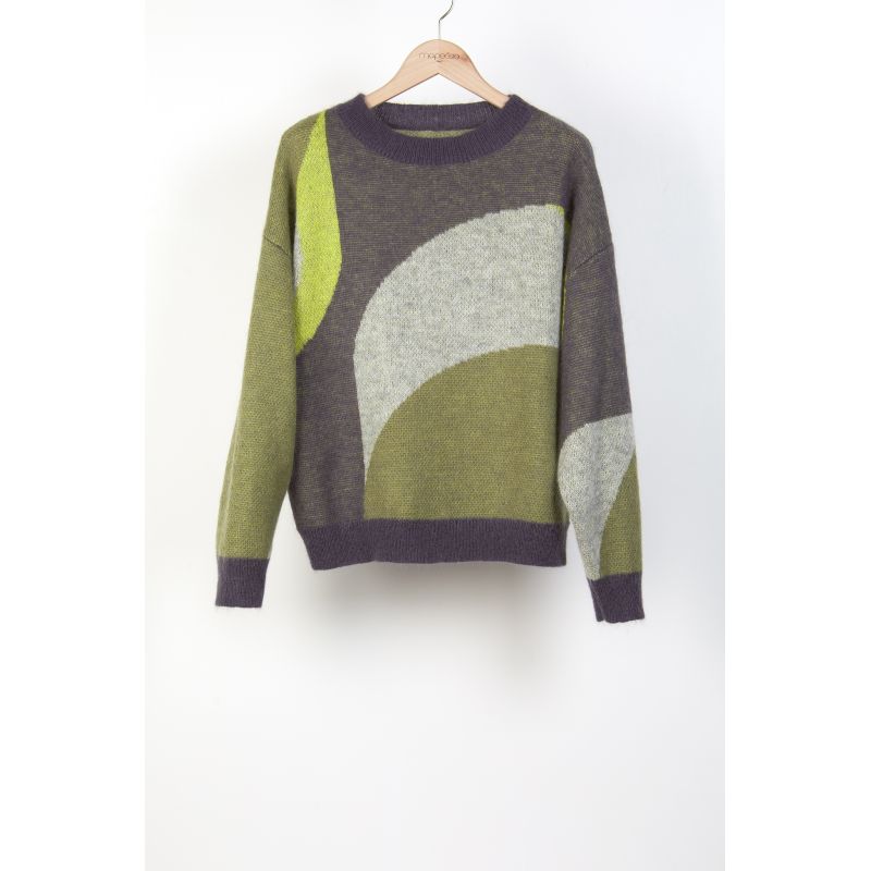 104 - PULL NINA NYMPHE GRIS LOT DE 2