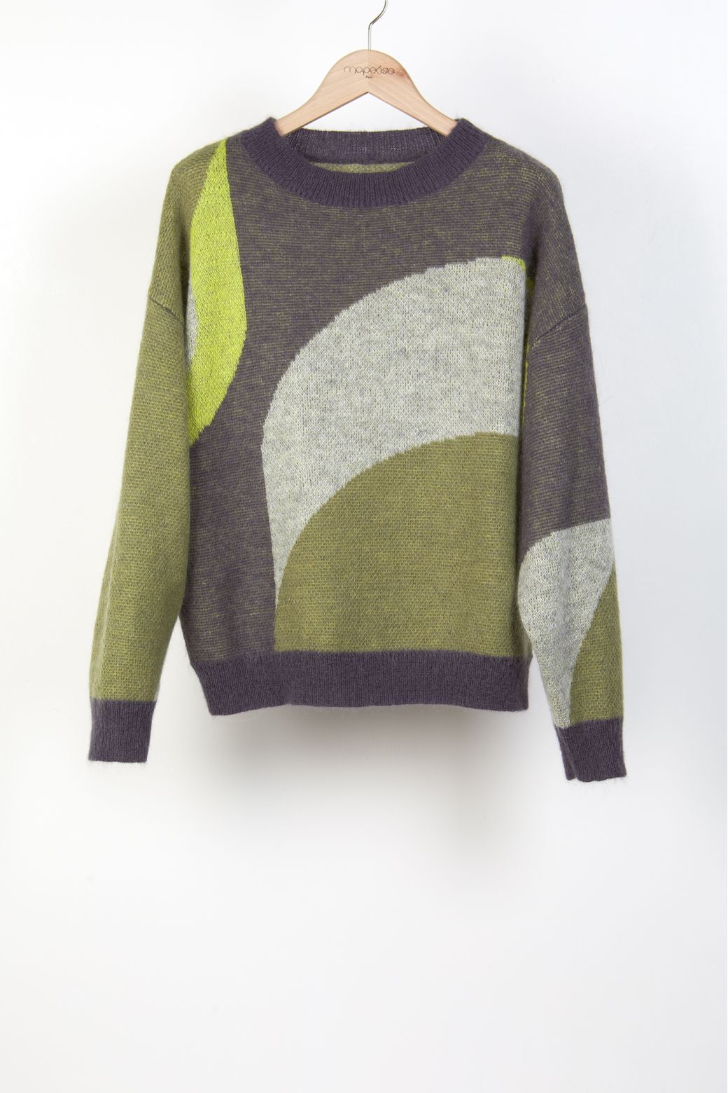 104 - PULL NINA NYMPHE GRIS LOT DE 2