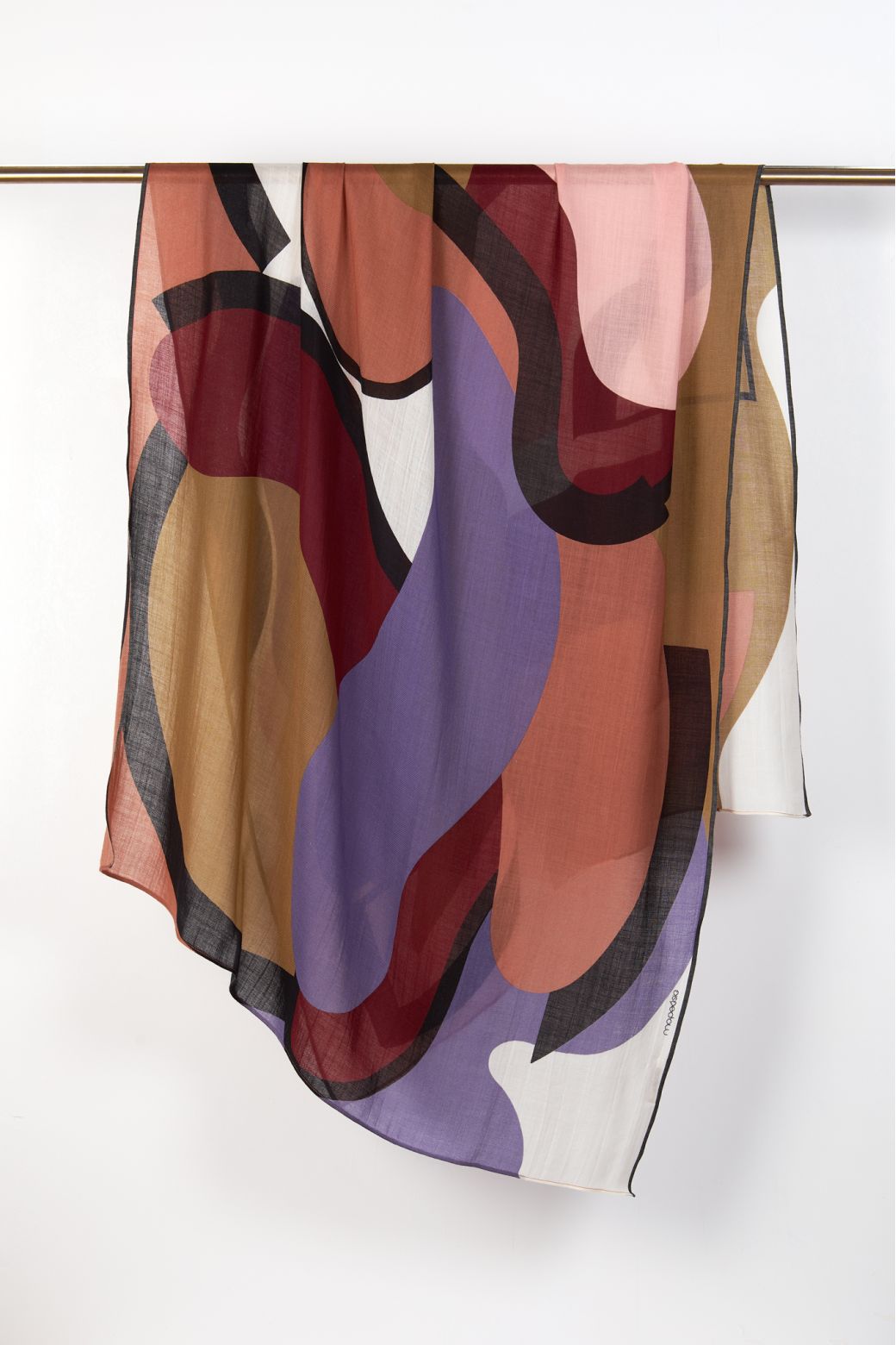 B - FOULARD ENVOLÉE KAKI LOT DE 2