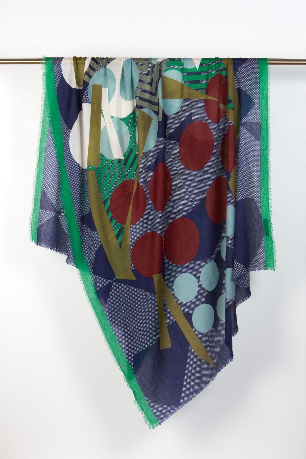 K - FOULARD SCARABÉE MARINE LOT DE 2