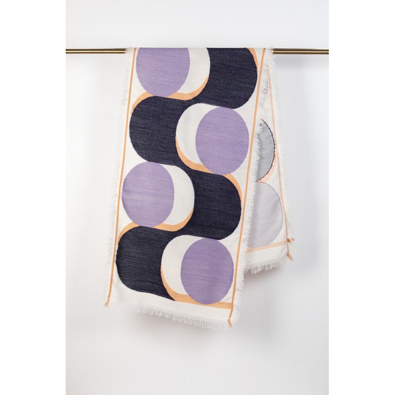 Q - FOULARD NYMPHE MARINE LOT DE 2
