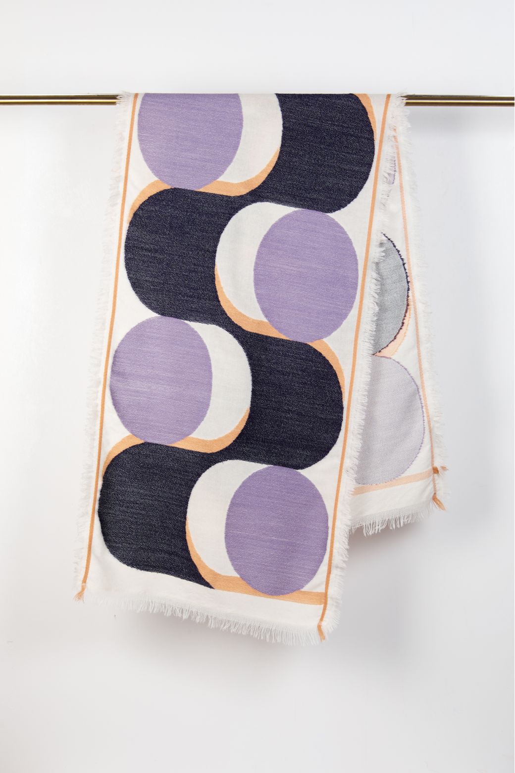 Q - FOULARD NYMPHE MARINE LOT DE 2