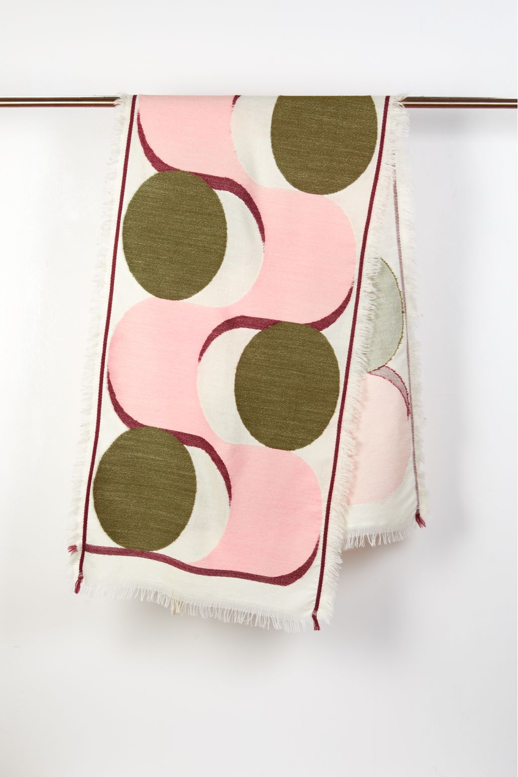 Q - FOULARD NYMPHE ROSE LOT DE 2