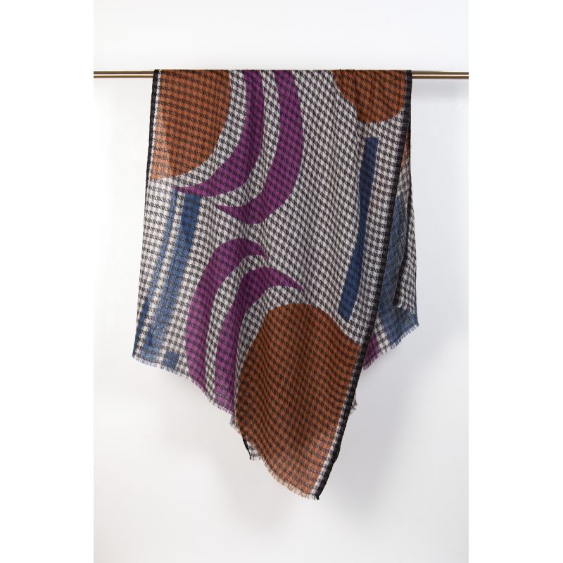 J - FOULARD DÉCOR CARAMEL LOT DE 2