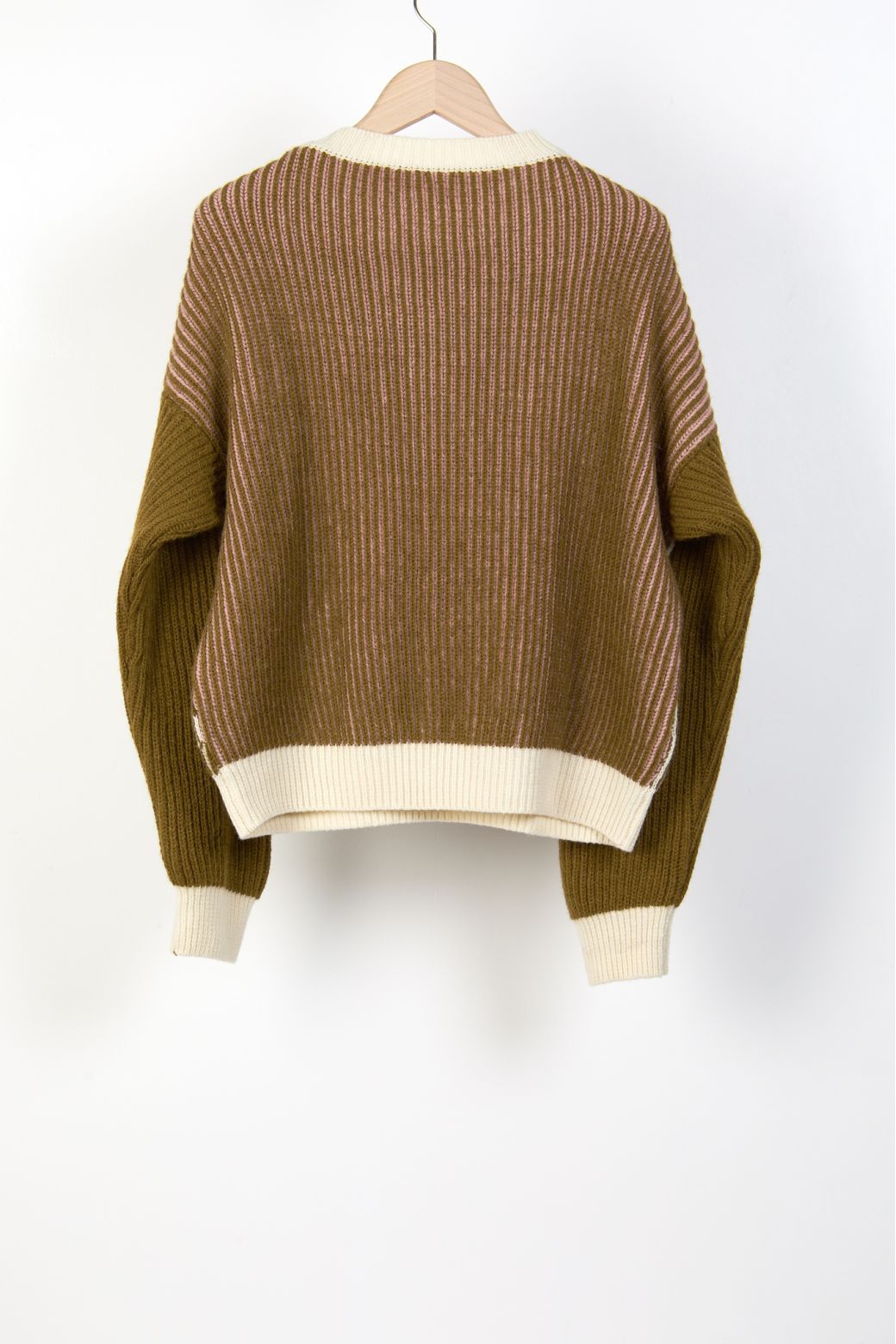 100 - KHAKI MATILDA MODULE SWEATER PACK OF 2