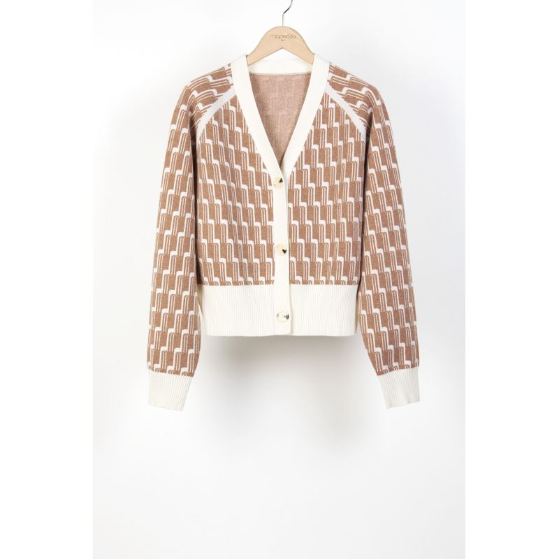 107 - GILET CLAUDE NOCTURNE FAUVE LOT DE 2