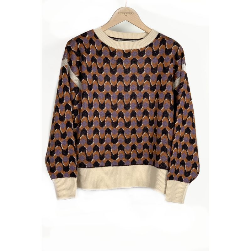 103 - PULL AXEL ONDE PARME LOT DE 2