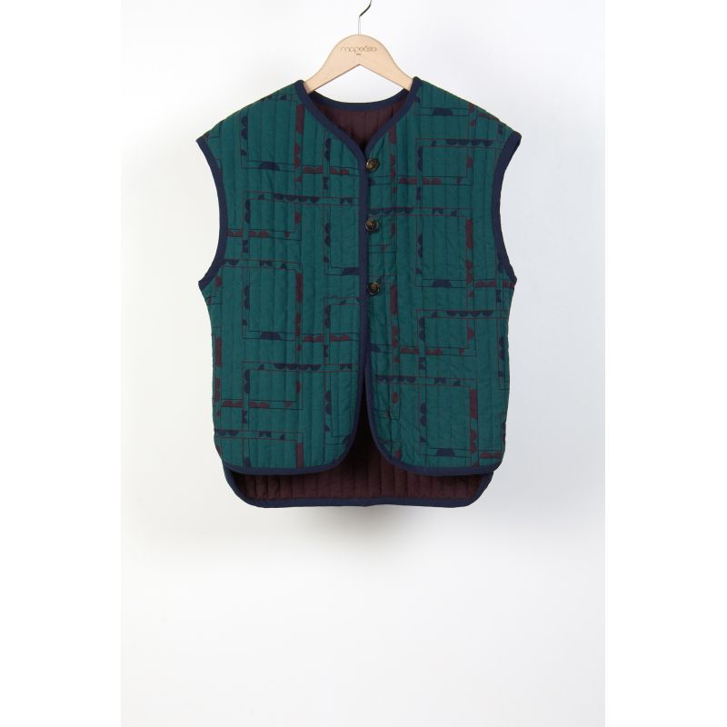 207 - VESTE PABLO DEMI-LUNE VERT DE GRIS LOT DE 2