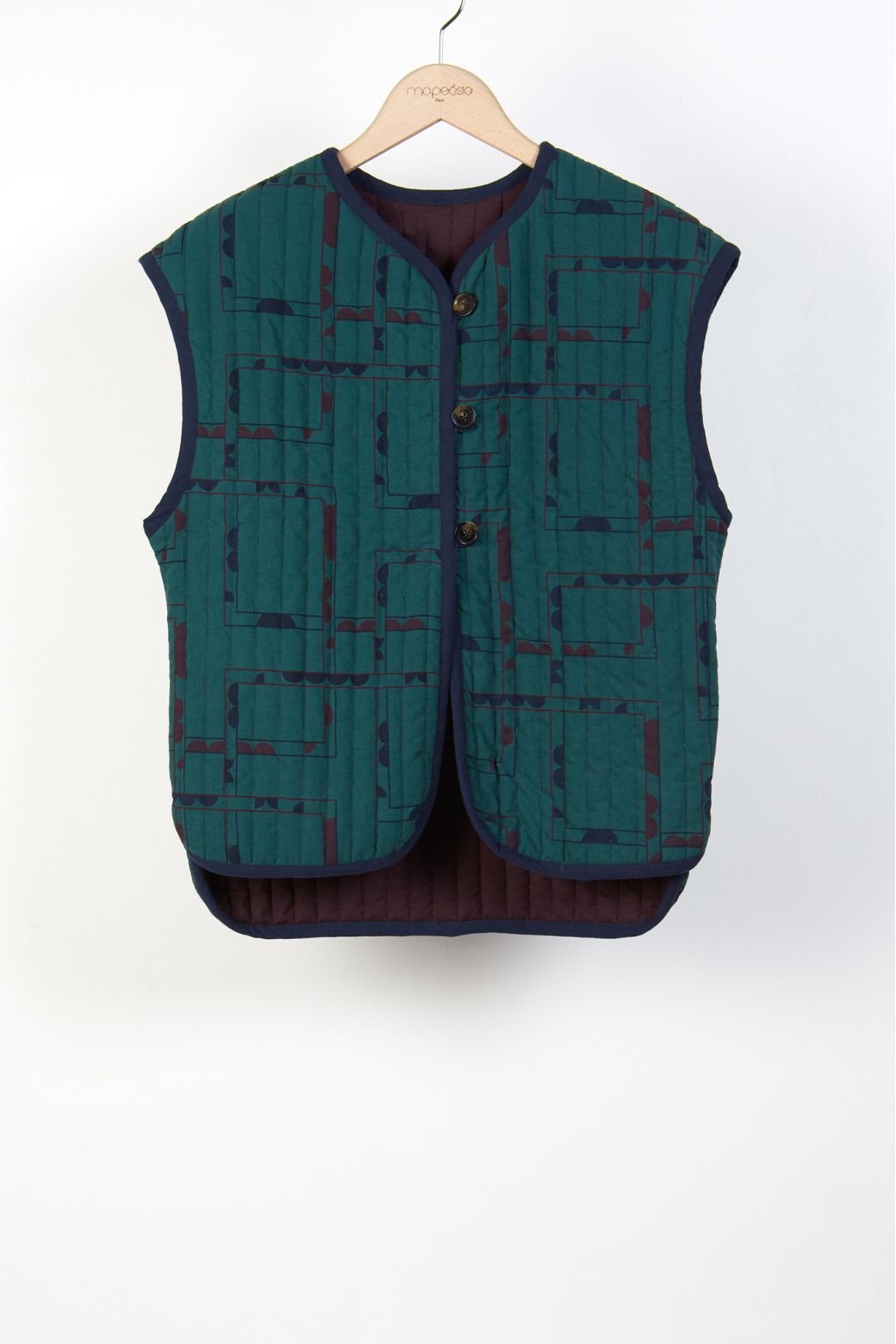 207 - VESTE PABLO DEMI-LUNE VERT DE GRIS LOT DE 2