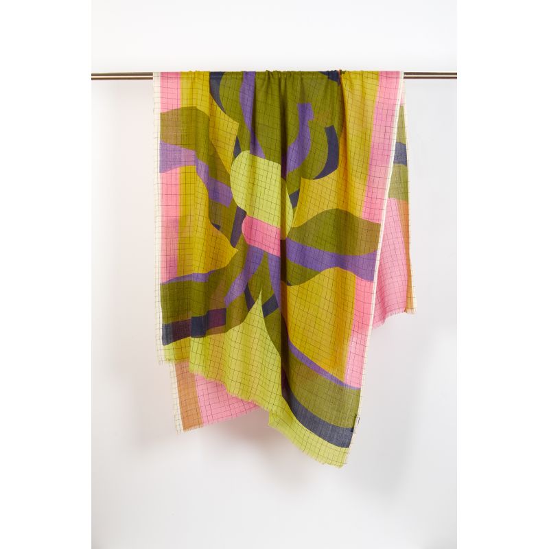 R - FOULARD CHANCE FAUVE LOT DE 2