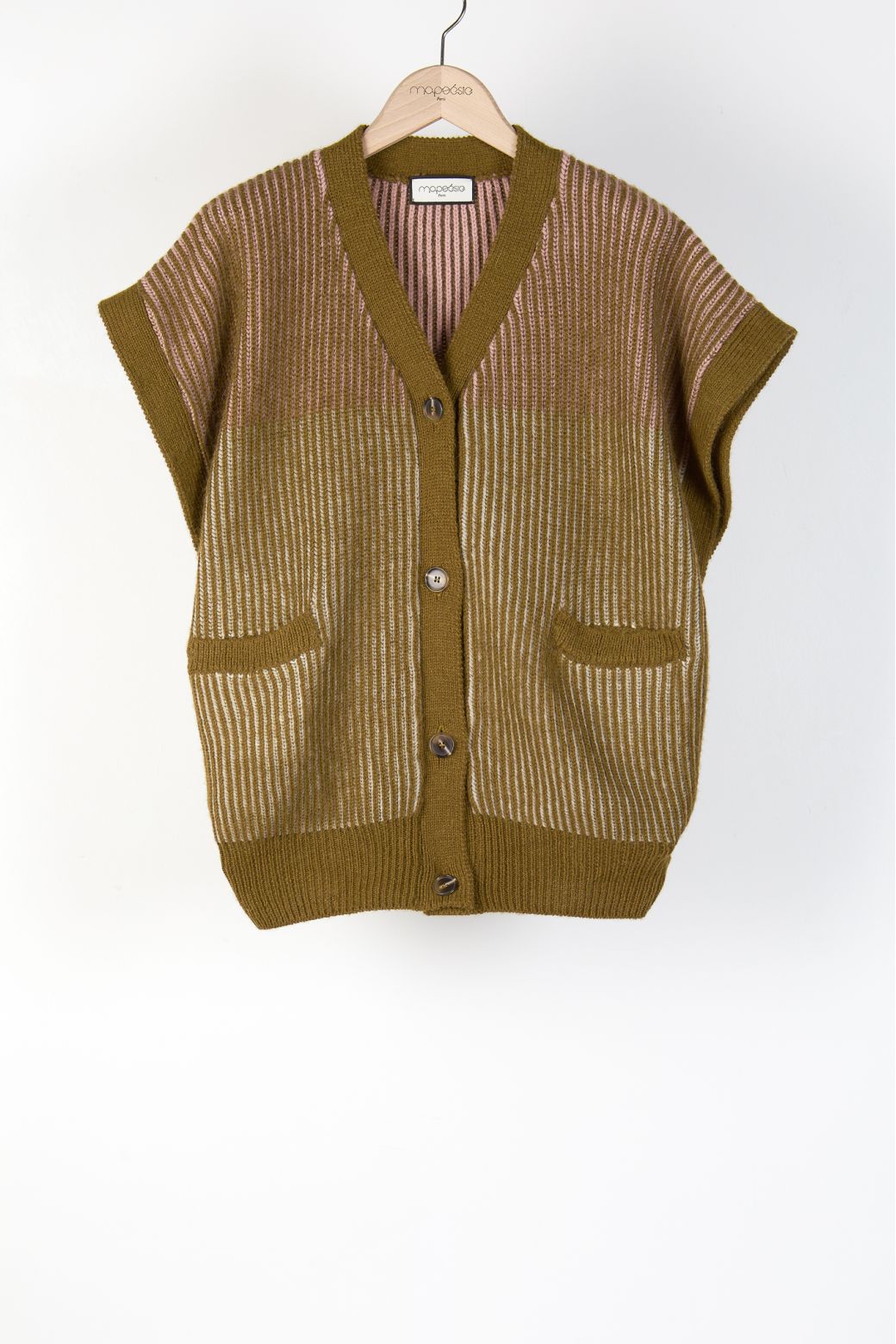 100 - GILET MONA MODULE KAKI LOT DE 2