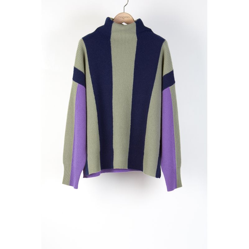 105 - PULL SACHA ABBEY SAUGE LOT DE 2