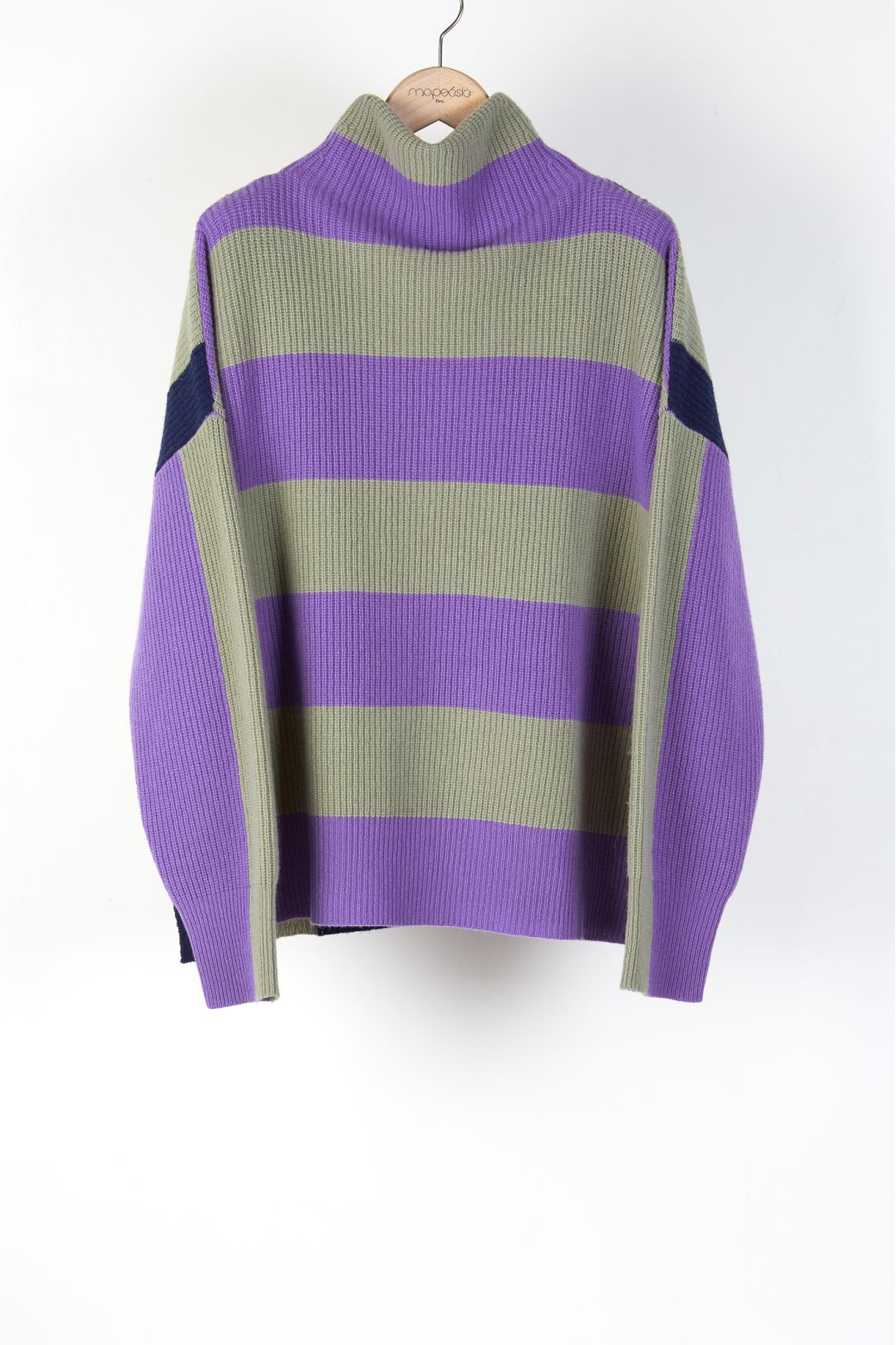 105 - PULL SACHA ABBEY SAUGE LOT DE 2