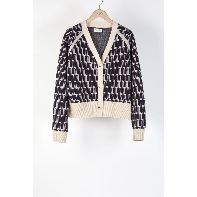 107 - GILET CLAUDE NOCTURNE MARINE LOT DE 2