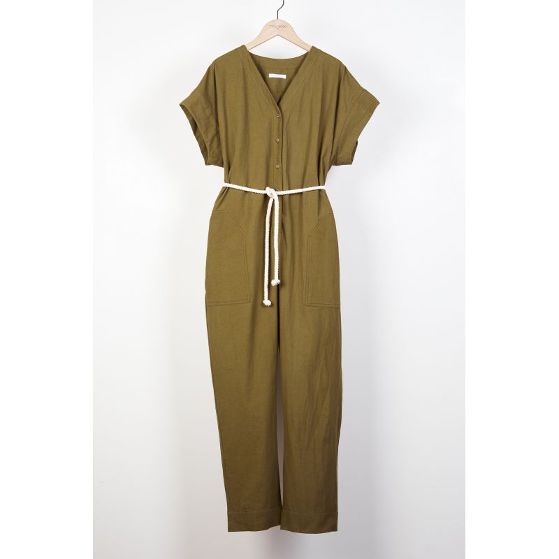 214 - KHAKI JUMPSUIT MONY UNI PACK OF 2