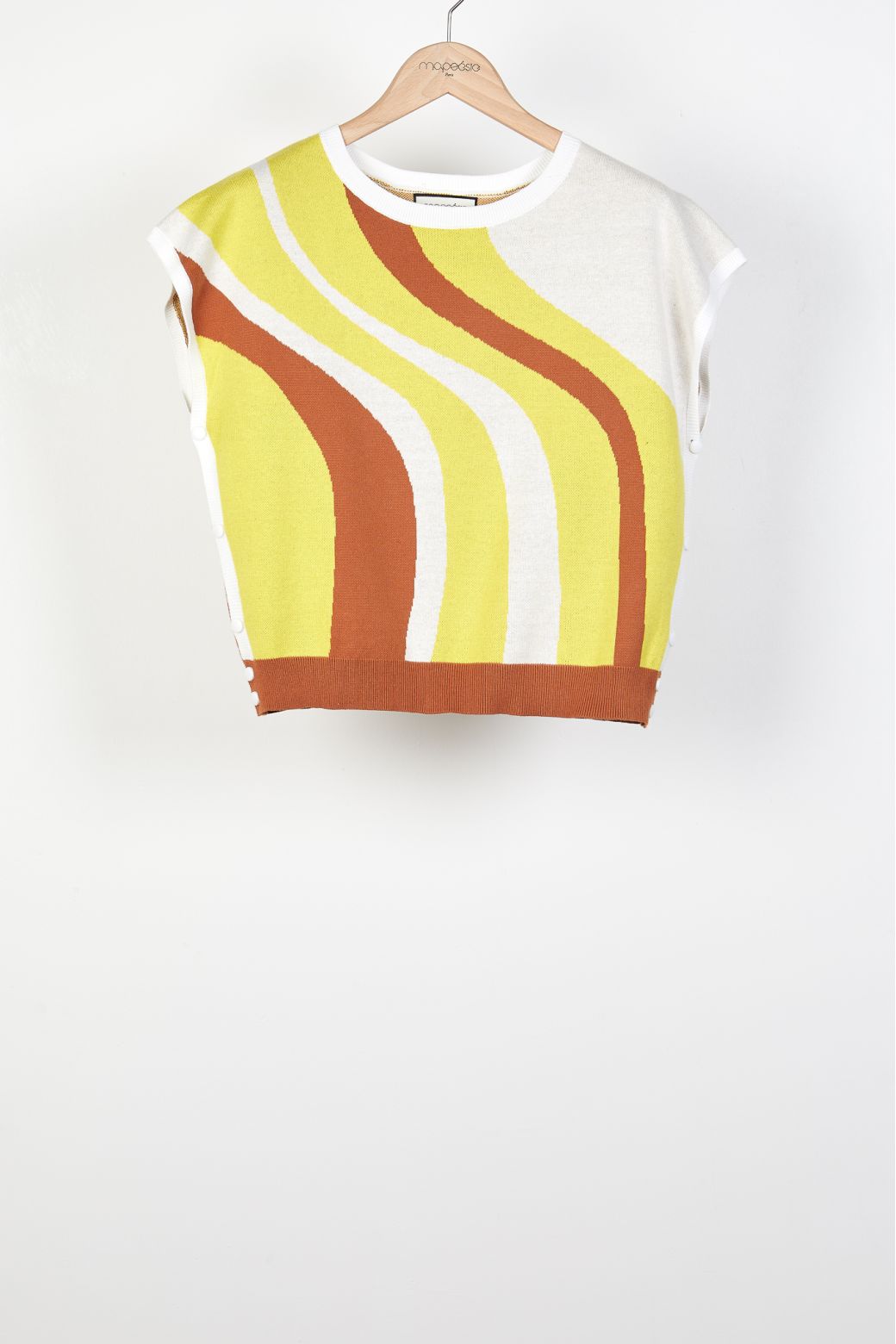 253 - TOP EMY EL MAR CARAMEL LIME LOT DE 2