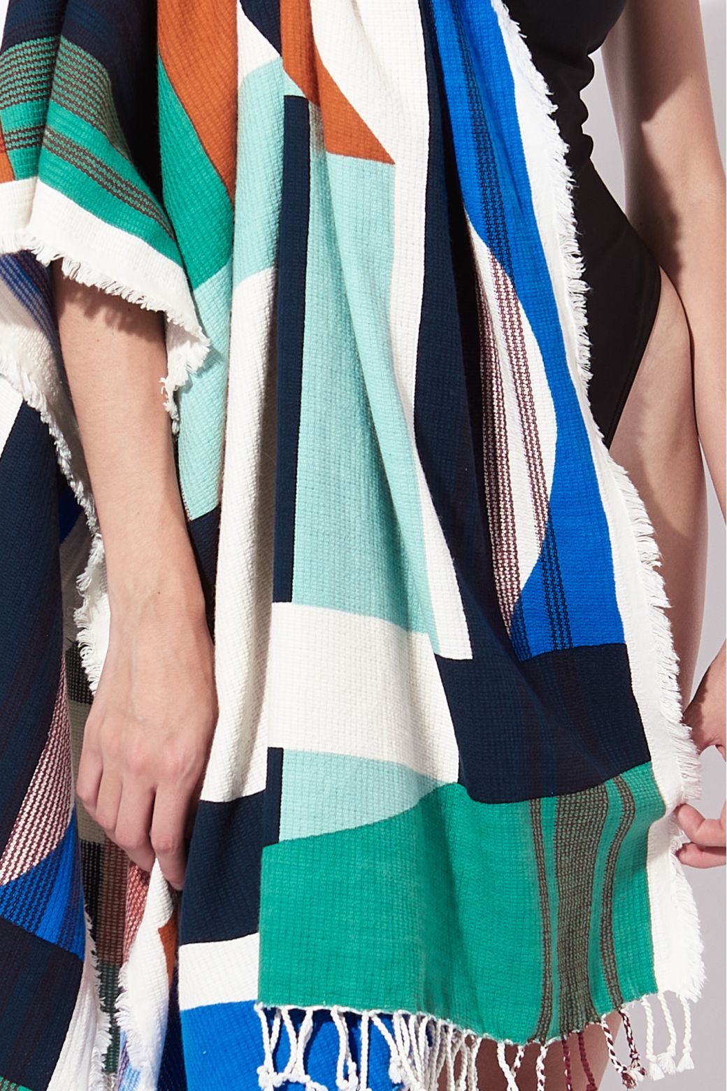 102 - DRAP DE PLAGE SUPERSONIC BLEU LOT DE 2