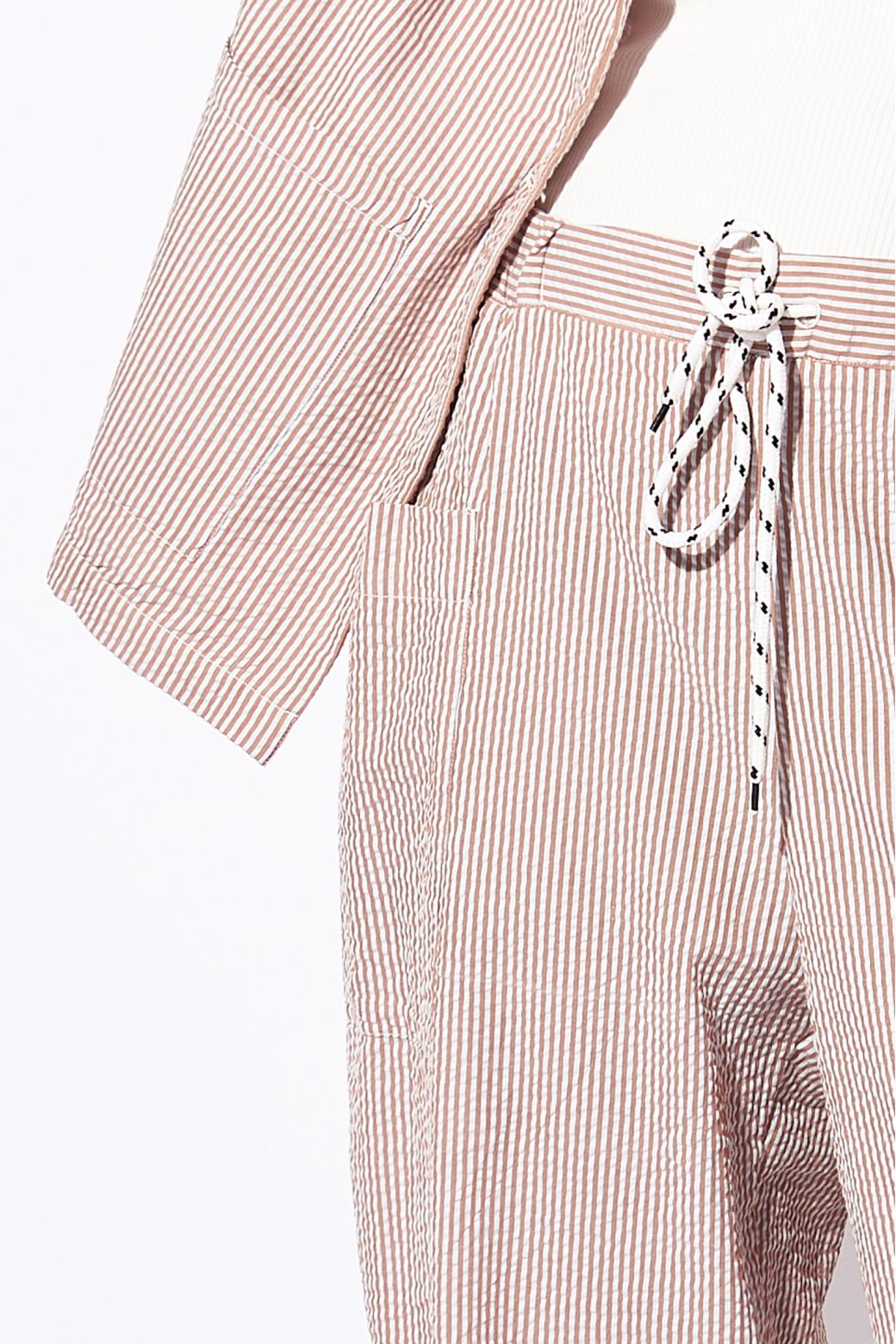 202 - PANTALON BRANDO MERYL LILAS CARAMEL LOT DE 2