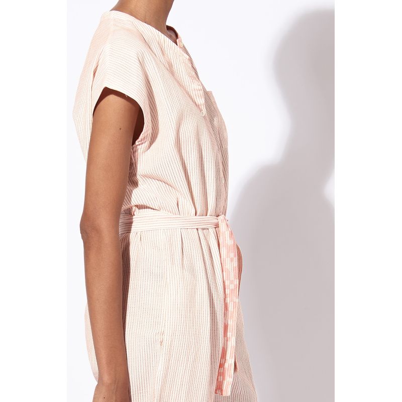 207 - COMBINAISON MESSINA PIQUÉ ORANGE LOT DE 2