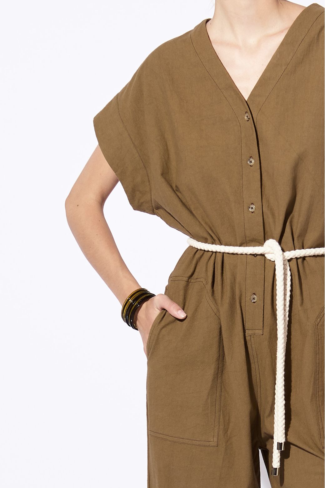 214 - KHAKI JUMPSUIT MONY UNI PACK OF 2