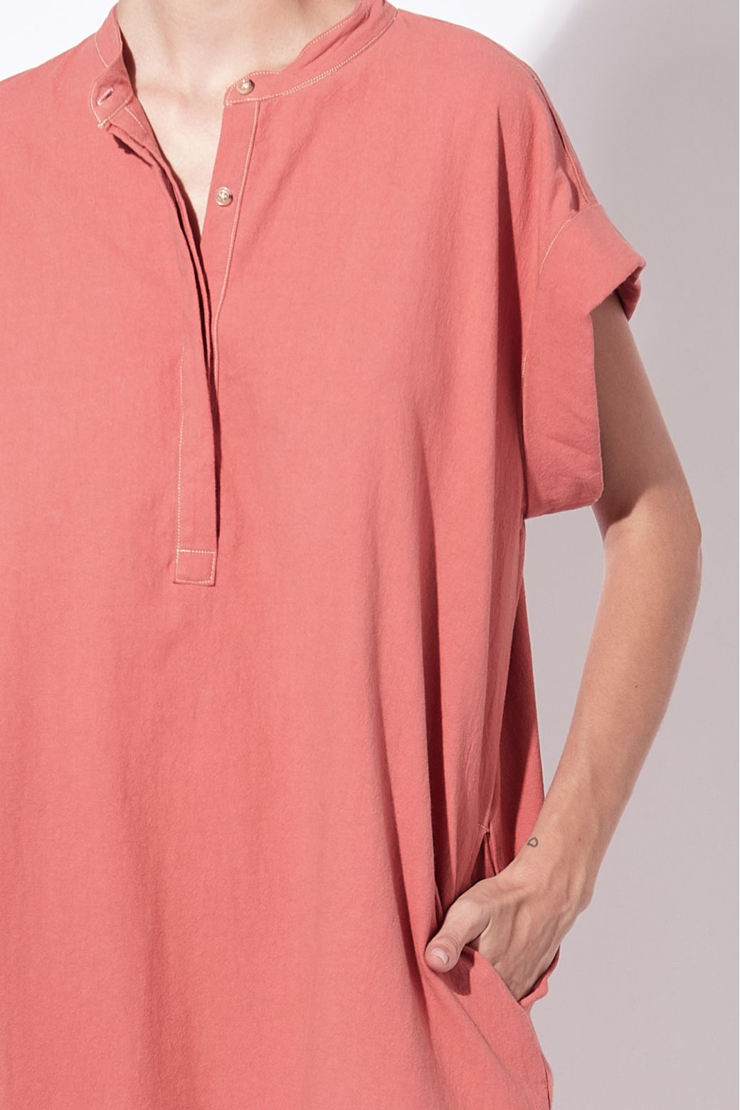 214 - ROBE SYRACUSE UNI ROSEWOOD LOT DE 2