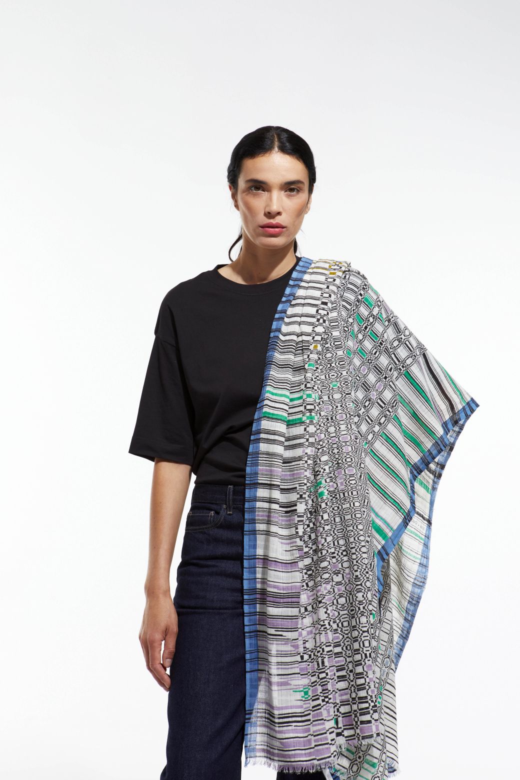 A - Foulard Mue Noir Lot De 2